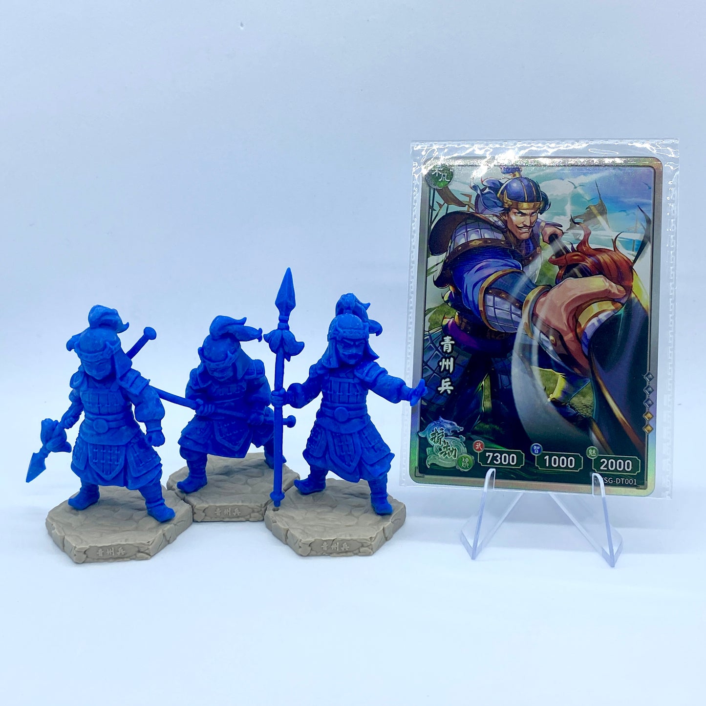 Figurine et carte en caoutchouc KAYOU Three Kingdoms (1re vague)