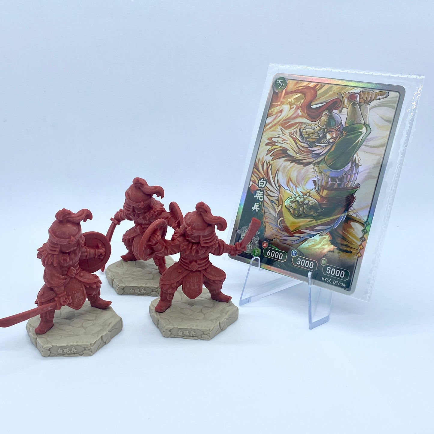Figurine et carte en caoutchouc KAYOU Three Kingdoms (1re vague)