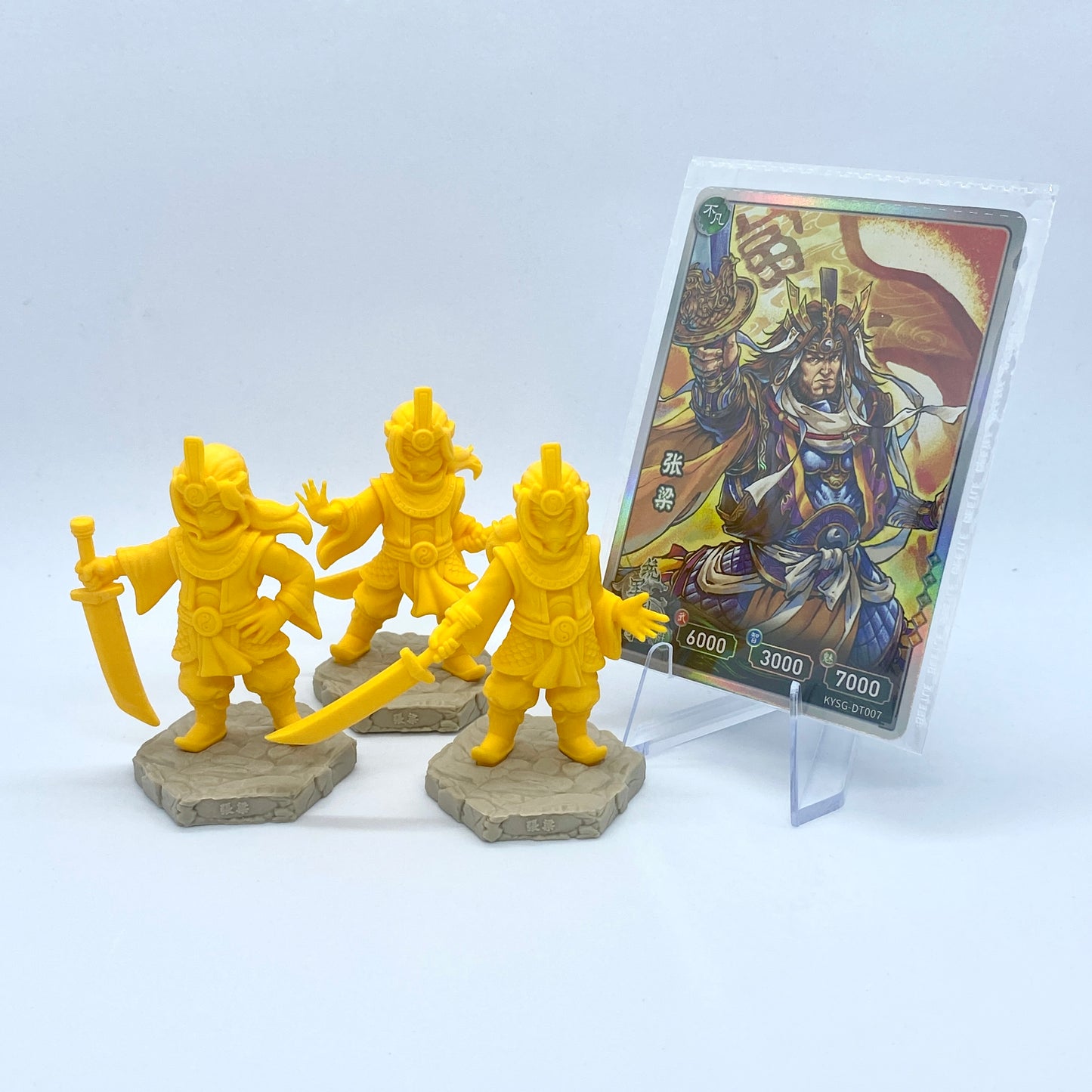 Figurine et carte en caoutchouc KAYOU Three Kingdoms (1re vague)