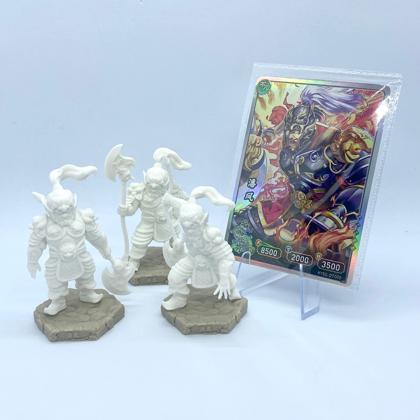 Figurine et carte en caoutchouc KAYOU Three Kingdoms (1re vague)