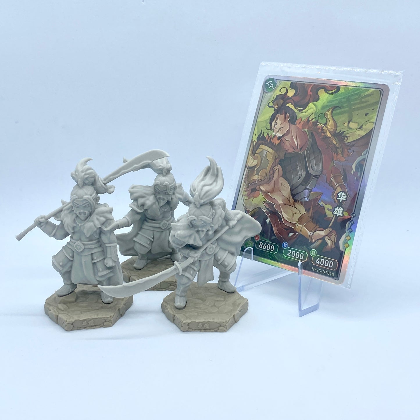 Figurine et carte en caoutchouc KAYOU Three Kingdoms (1re vague)