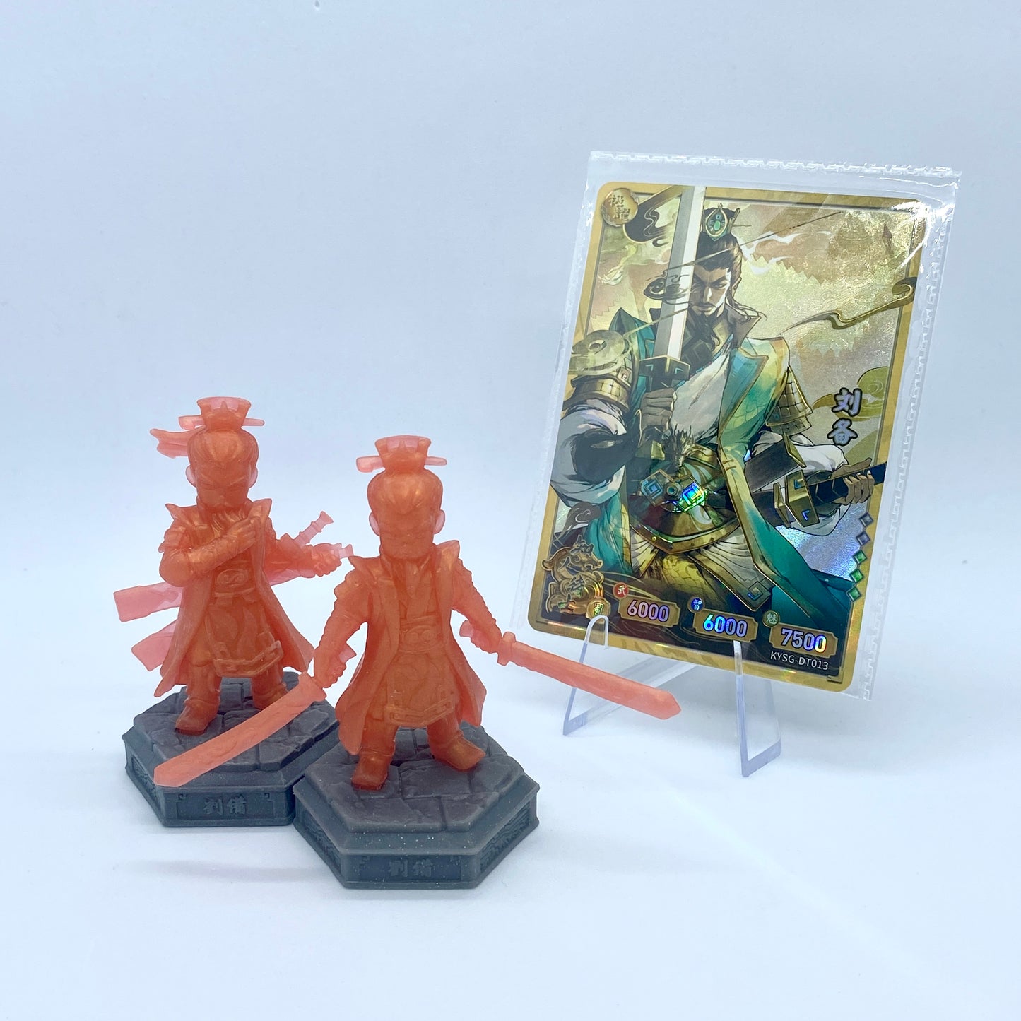 Figurine et carte en caoutchouc KAYOU Three Kingdoms (1re vague)