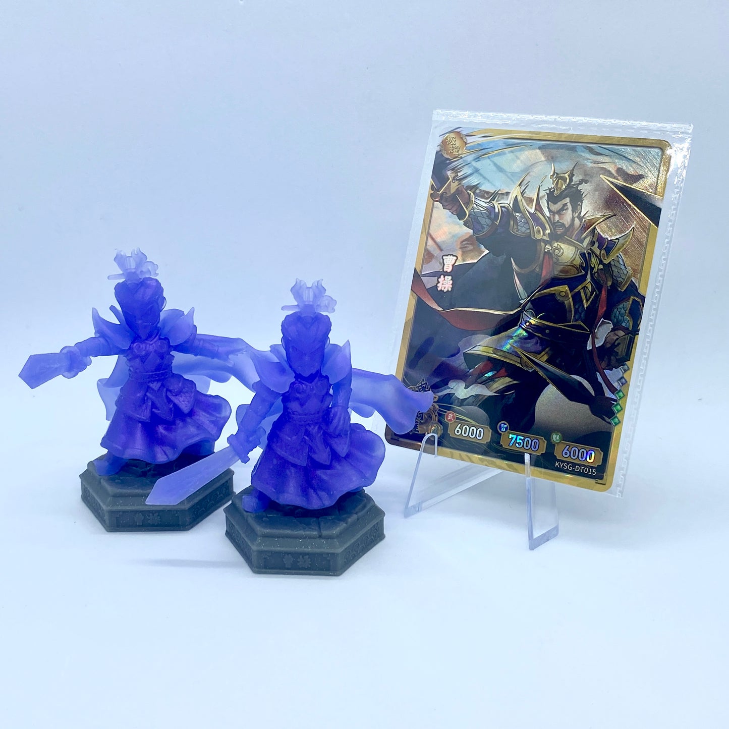 Figurine et carte en caoutchouc KAYOU Three Kingdoms (1re vague)
