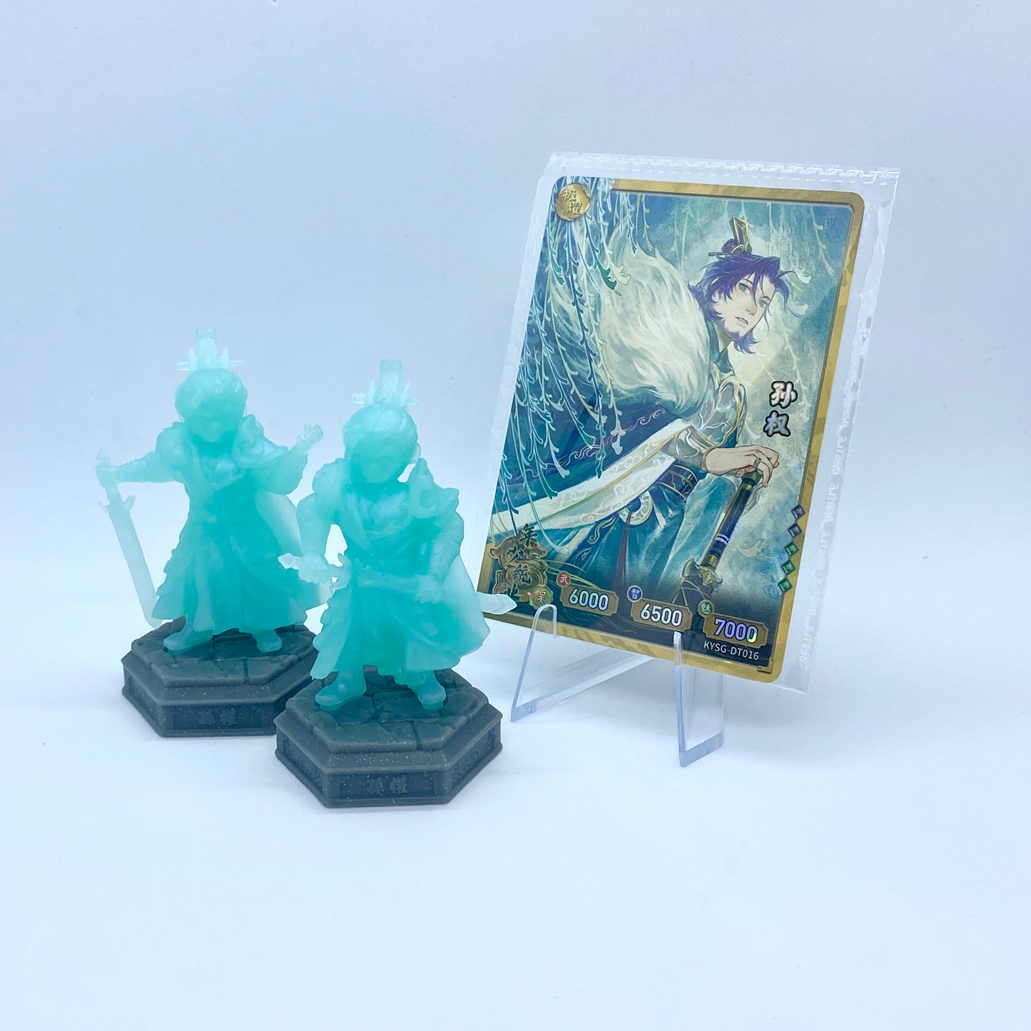 Figurine et carte en caoutchouc KAYOU Three Kingdoms (1re vague)