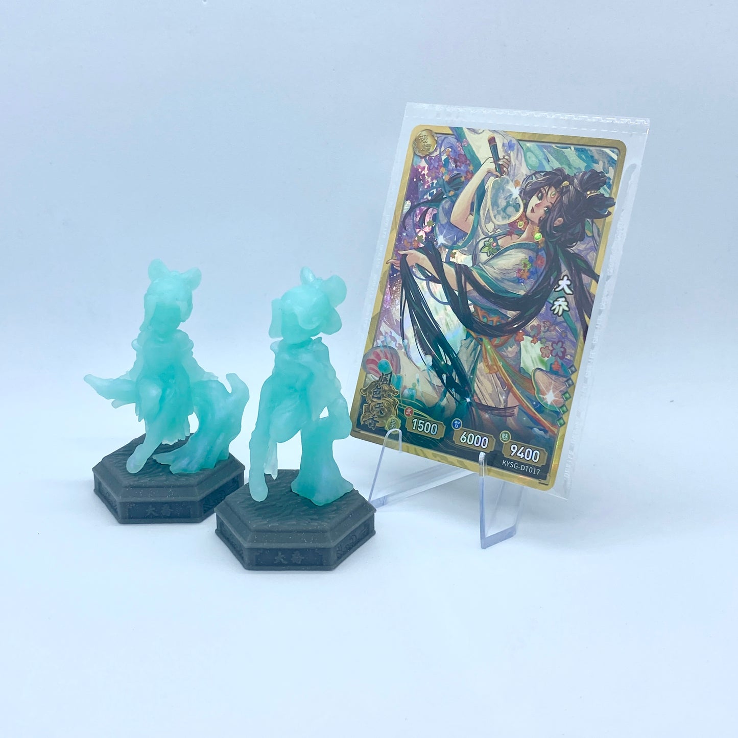 Figurine et carte en caoutchouc KAYOU Three Kingdoms (1re vague)