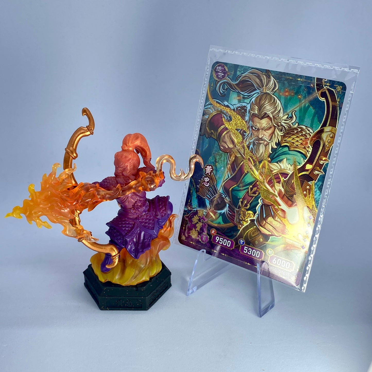 Figurine et carte en caoutchouc KAYOU Three Kingdoms (4e vague)