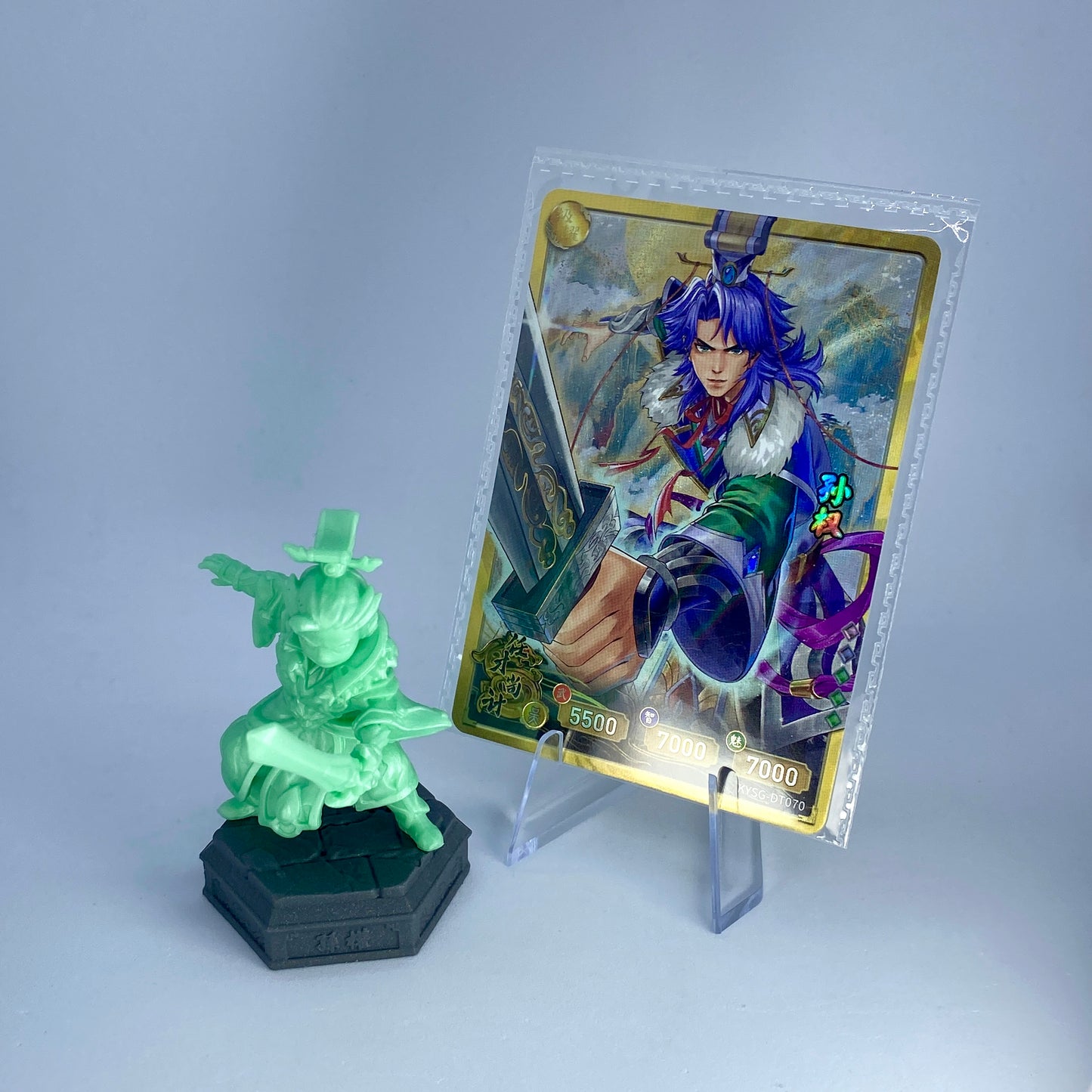 Figurine et carte en caoutchouc KAYOU Three Kingdoms (4e vague)