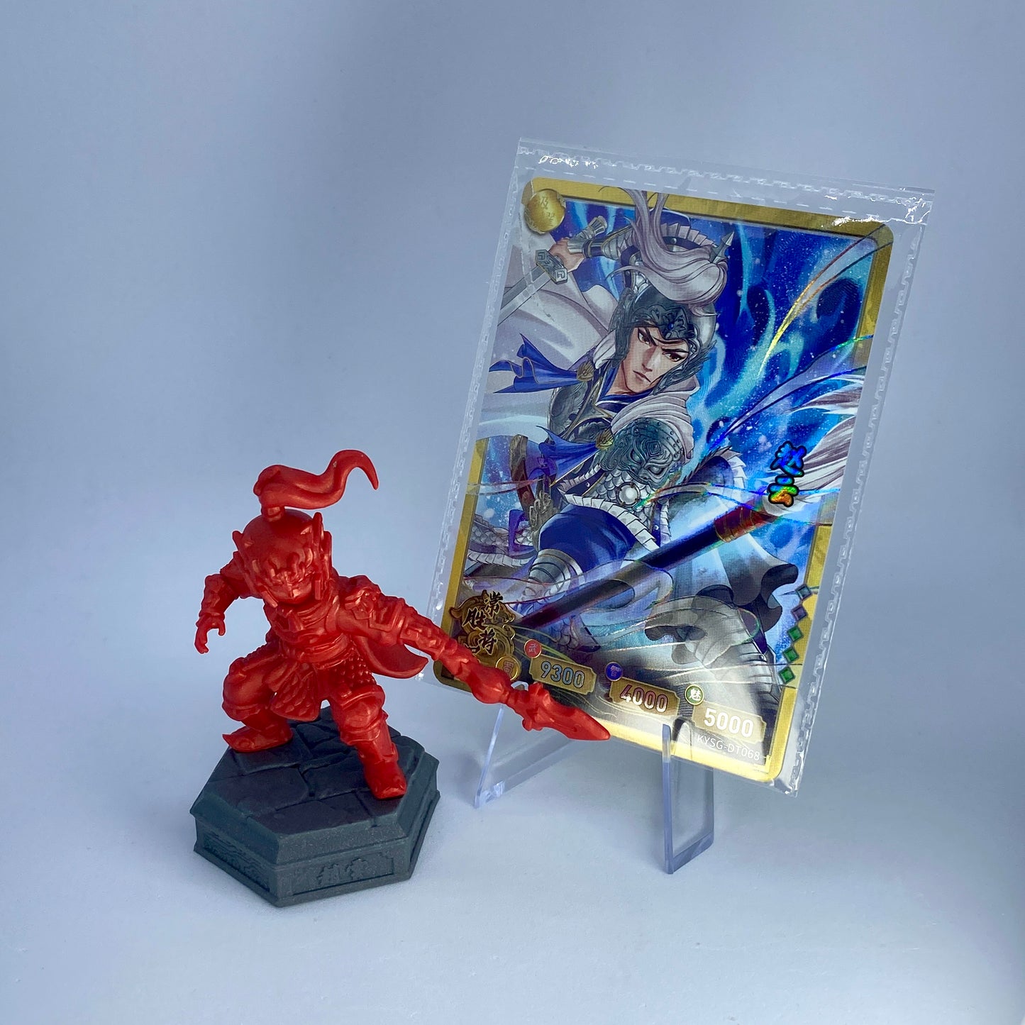Figurine et carte en caoutchouc KAYOU Three Kingdoms (4e vague)