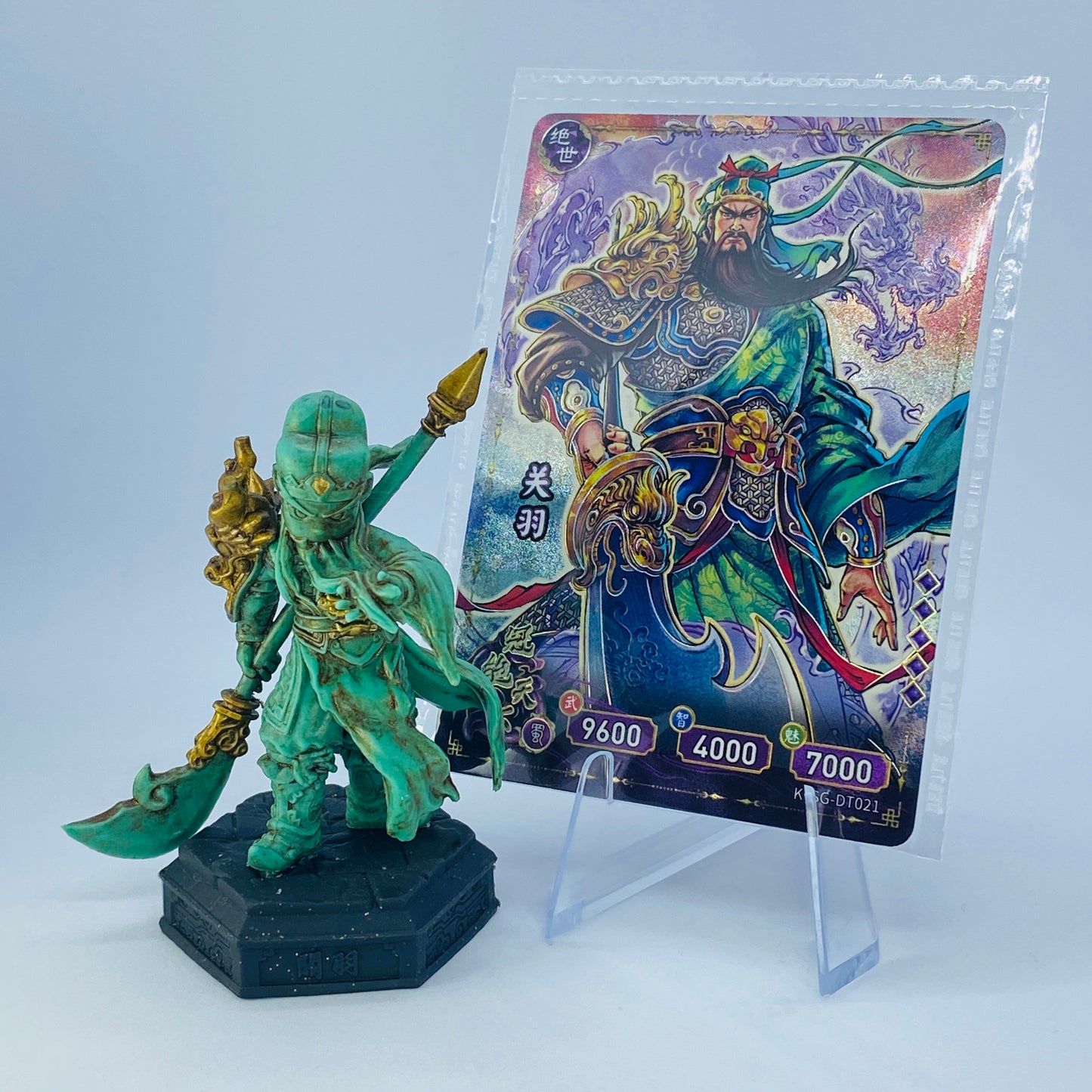 Figurine et carte en caoutchouc KAYOU Three Kingdoms (1re vague)