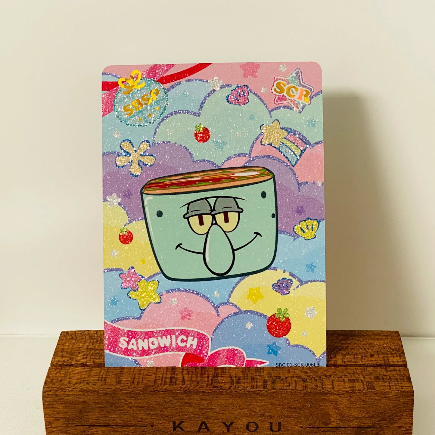 KAYOU SpongeBob English L3 SCR Card (Pull Rate: 4.9%)