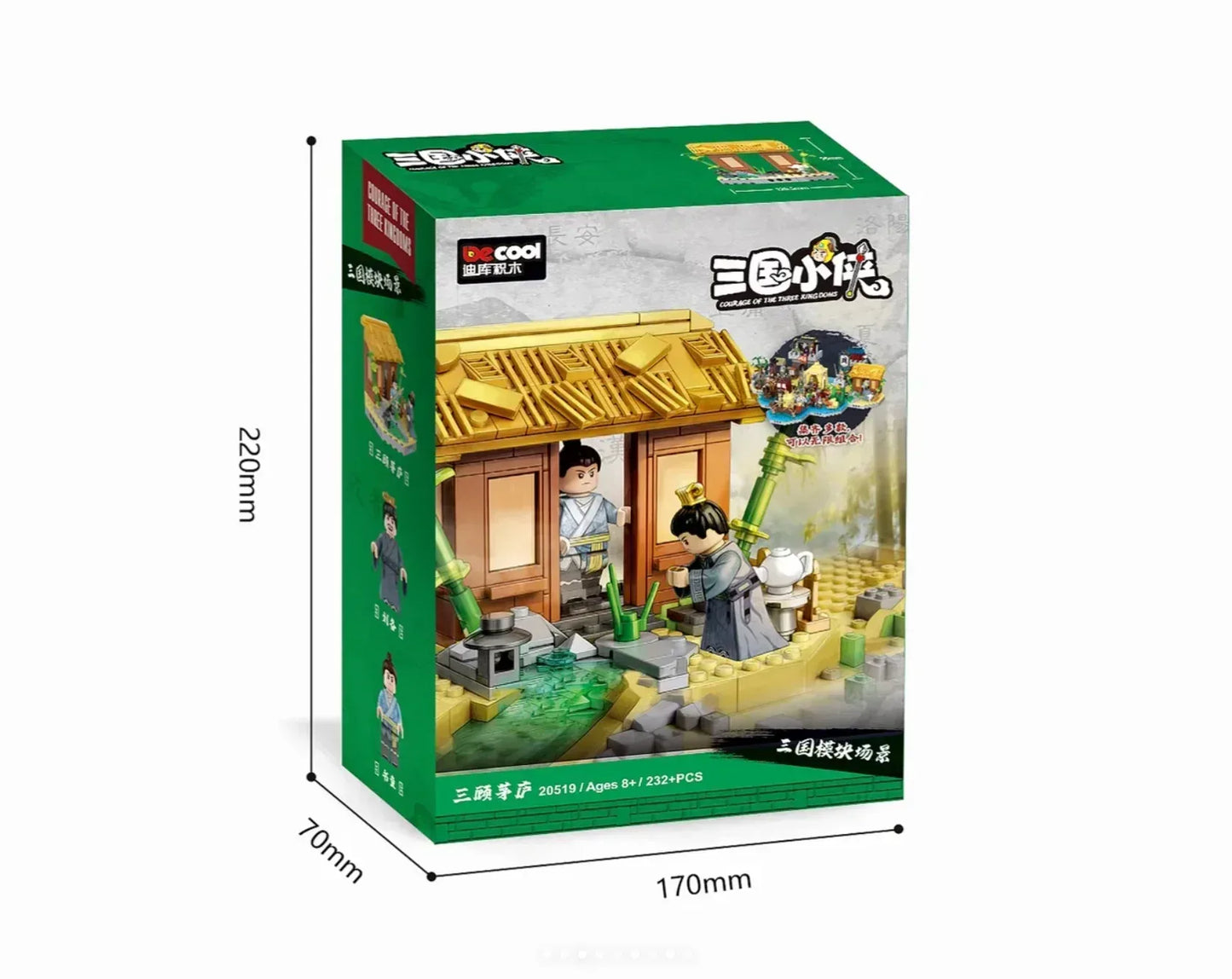 DeCool Three Kingdoms 20518-20525 Mini-Theme Set - FansTradingCards