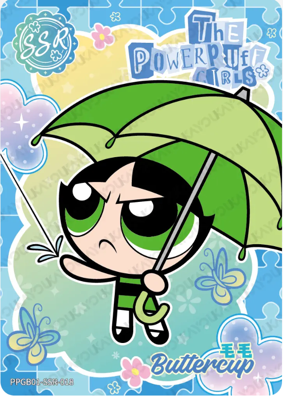 KAYOU The Powerpuff Girls L4 SSR Card (Pull-Rate: 1/3~1/3.93))