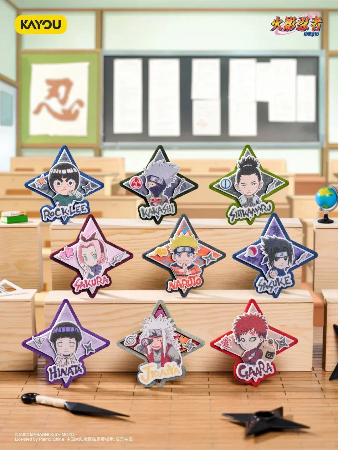 KAYOU Naruto Badge Collection - FansTradingCards