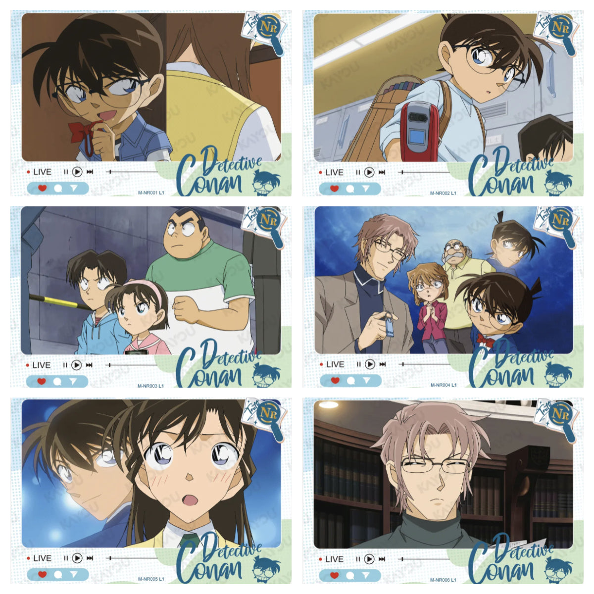 KAYOU Detective Conan L1/L2 N/R/SR Card (Tier2 Box)