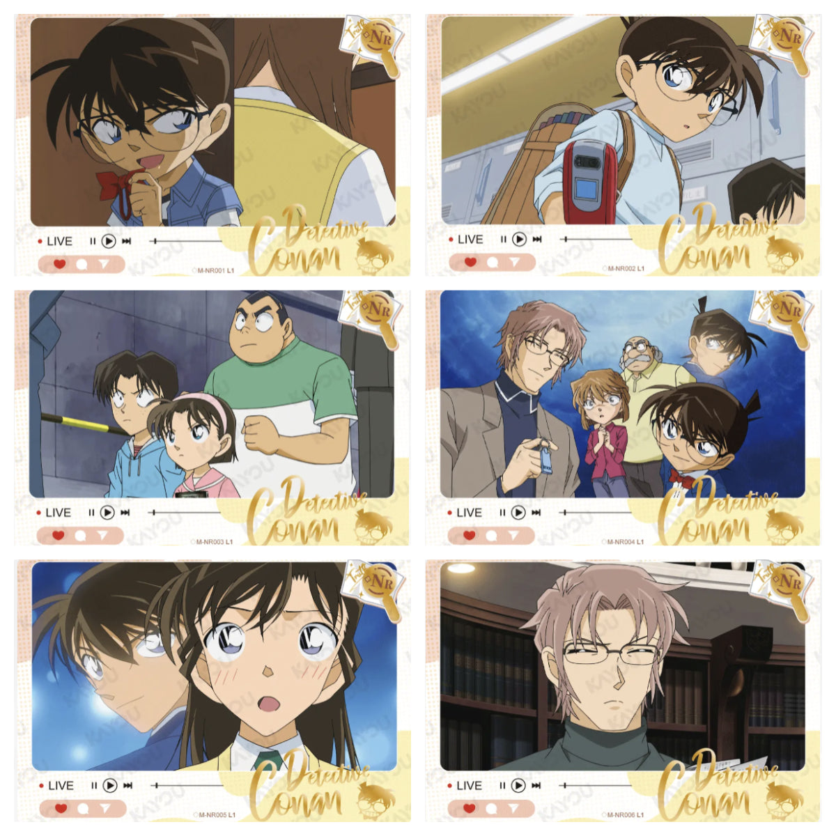 KAYOU Detective Conan L1/L2 N/R/SR Card (Tier2 Box)