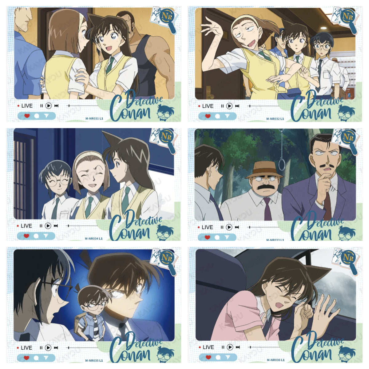 KAYOU Detective Conan L1/L2 N/R/SR Card (Tier2 Box)