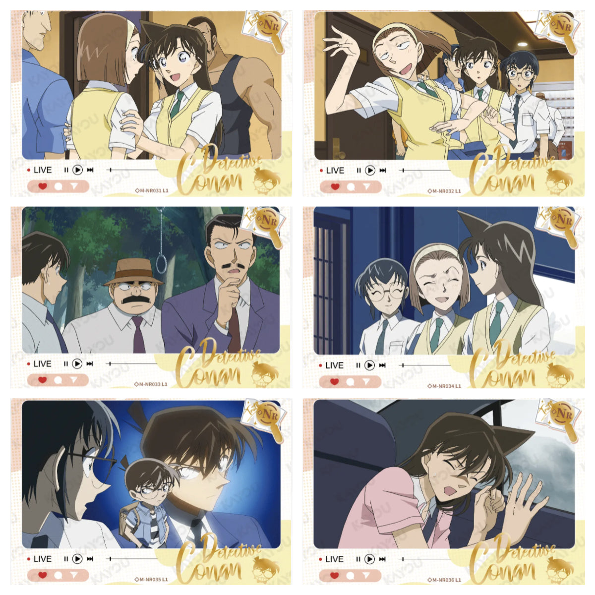 KAYOU Detective Conan L1/L2 N/R/SR Card (Tier2 Box)