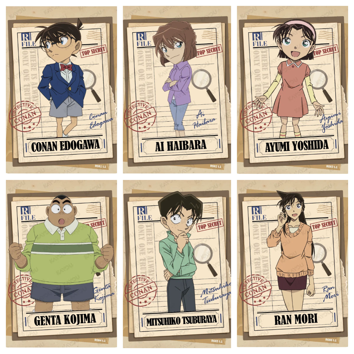 KAYOU Detective Conan L1/L2 SR/R/N Card (Tier4 Box)