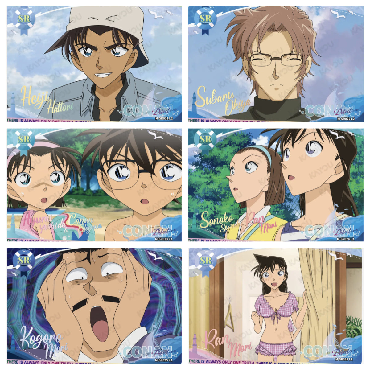 KAYOU Detective Conan L1/L2 N/R/SR Card (Tier2 Box)