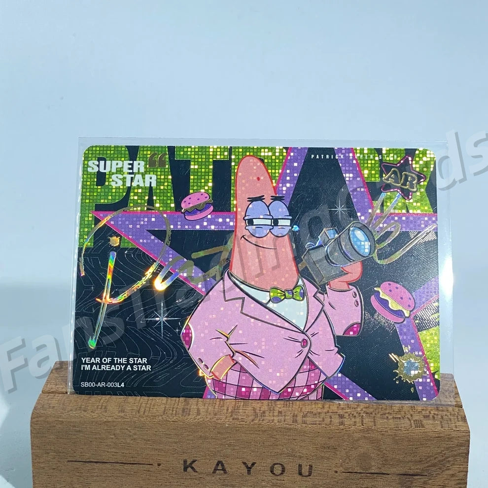 KAYOU SpongeBob L4 AR Card (Pull Rate: 0.83%~6.67%)