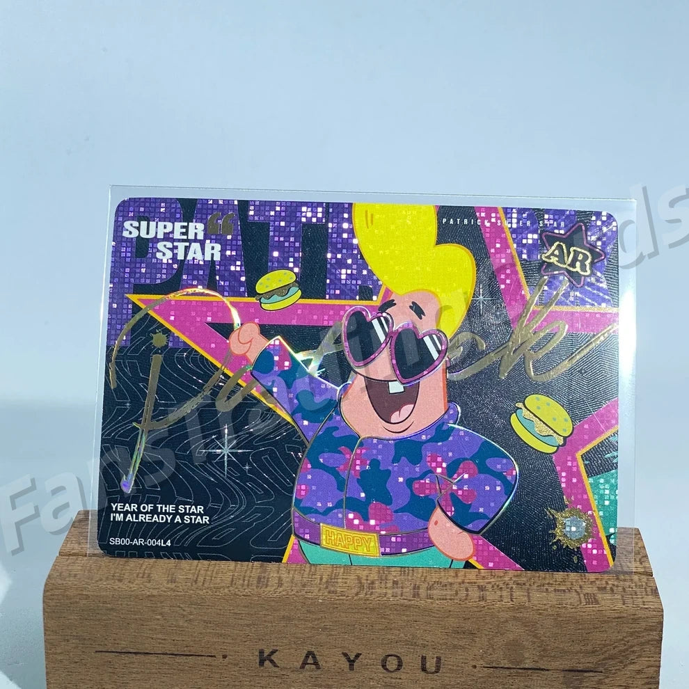 KAYOU SpongeBob L4 AR Card (Pull Rate: 0.83%~6.67%)