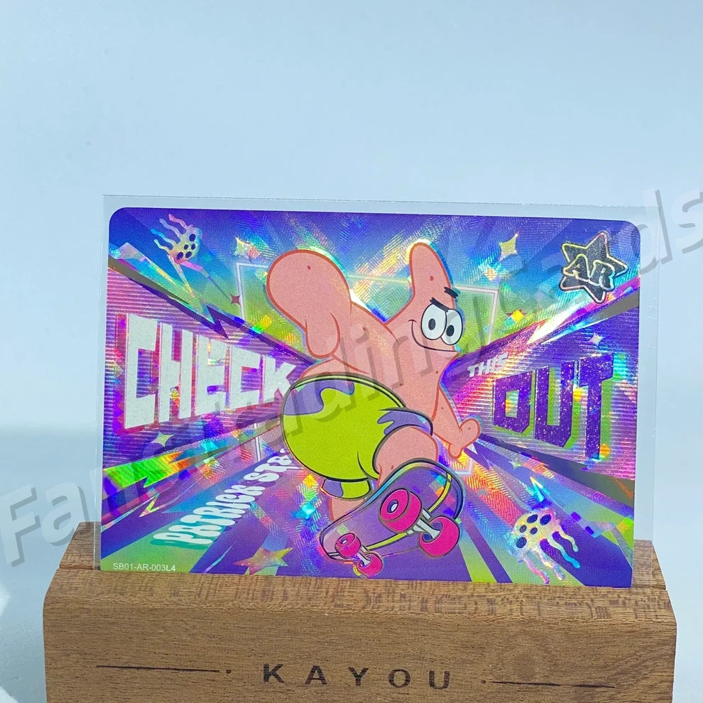 KAYOU SpongeBob L4 AR Card (Pull Rate: 0.83%~6.67%)