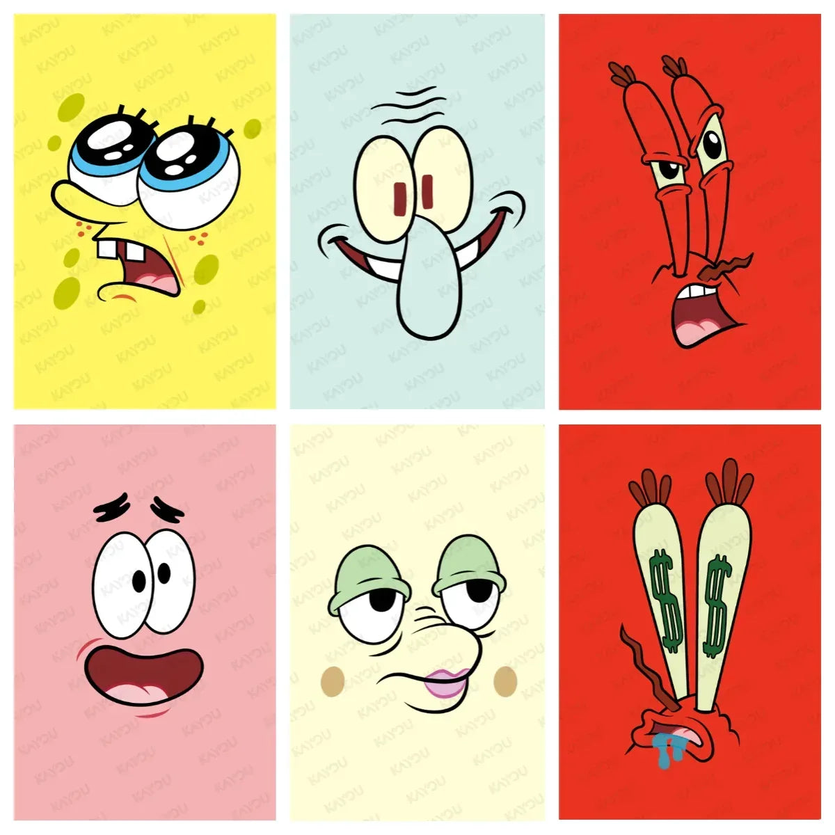 KAYOU SpongeBob L1 HR/STR/SR/FR/R Set - FansTradingCards