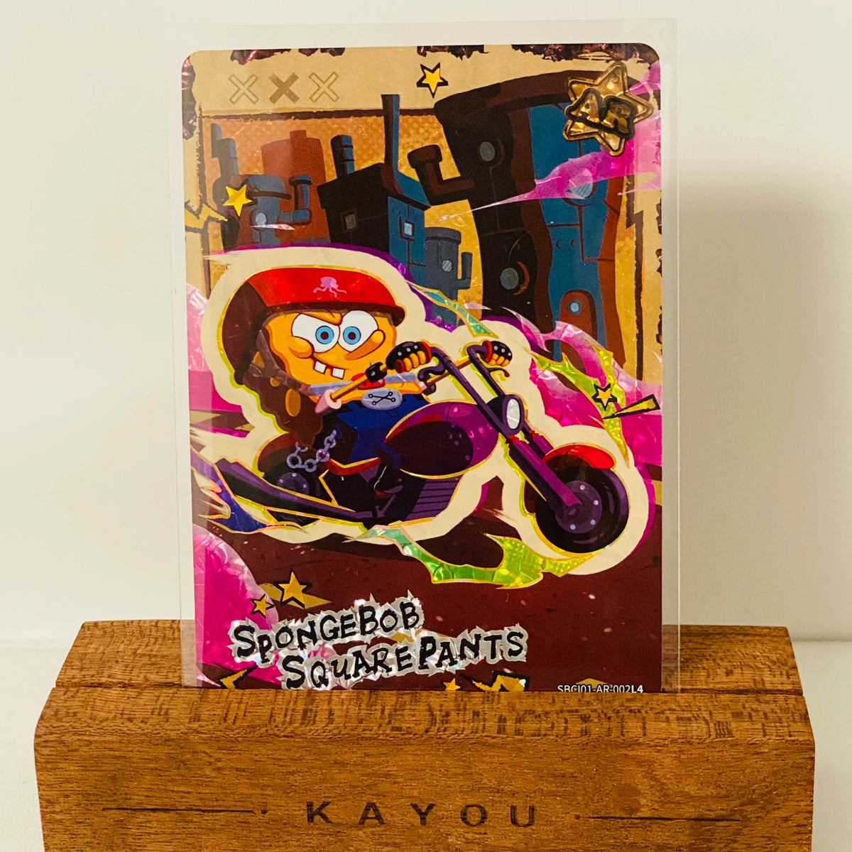 KAYOU SpongeBob English L4 AR Card (Pull Rate: 2.6%)