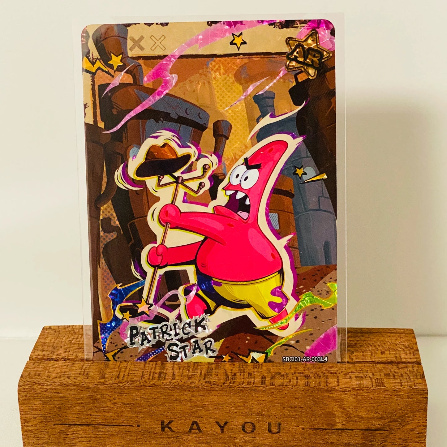 KAYOU SpongeBob English L4 AR Card (Pull Rate: 2.6%)