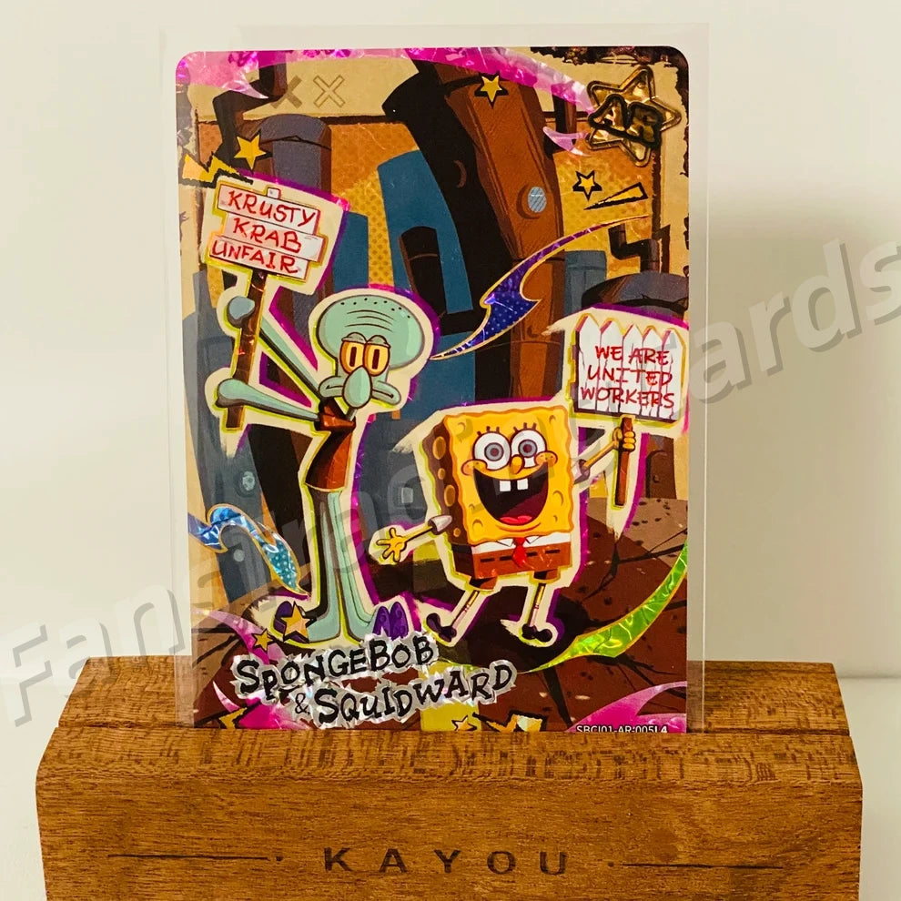 KAYOU SpongeBob English L4 AR Card (Pull Rate: 2.6%)