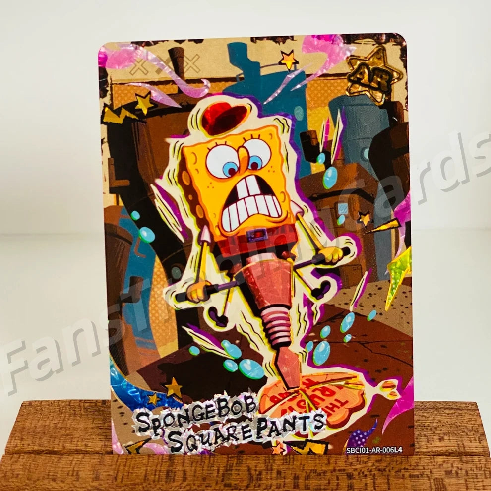 KAYOU SpongeBob English L4 AR Card (Pull Rate: 2.6%)