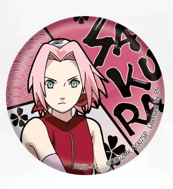 KAYOU Naruto Badge Set 1 - Konohagakure Dawn