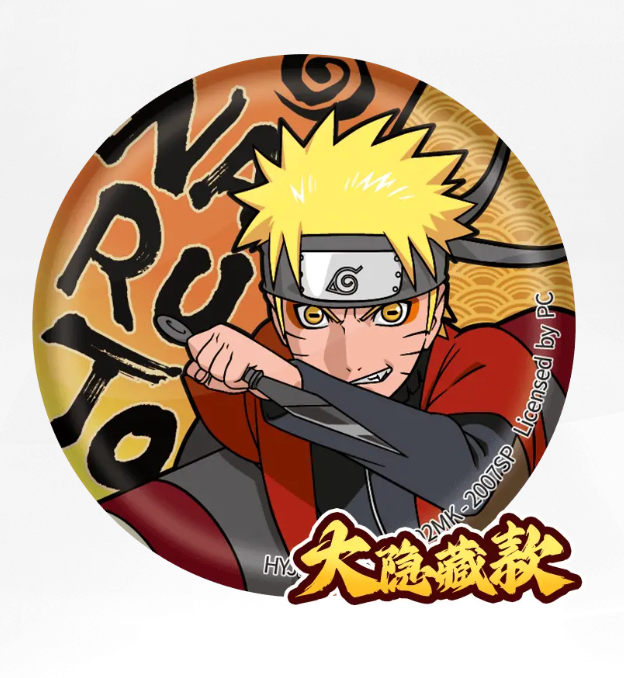 KAYOU Naruto Badge Set 1 - Konohagakure Dawn