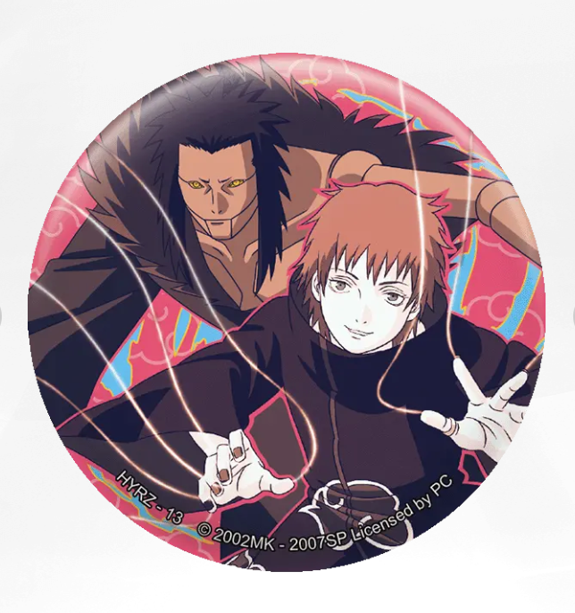 KAYOU Naruto Badge Set 2 - Ninja Crisis