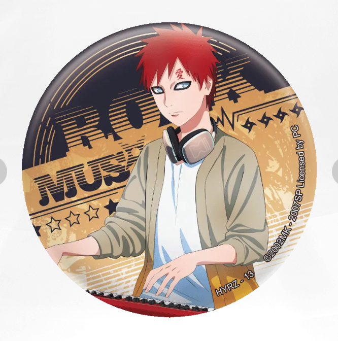 KAYOU Naruto Badge Set 3 Live Band Set