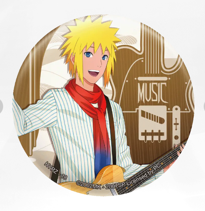KAYOU Naruto Badge Set 3 Live Band Set