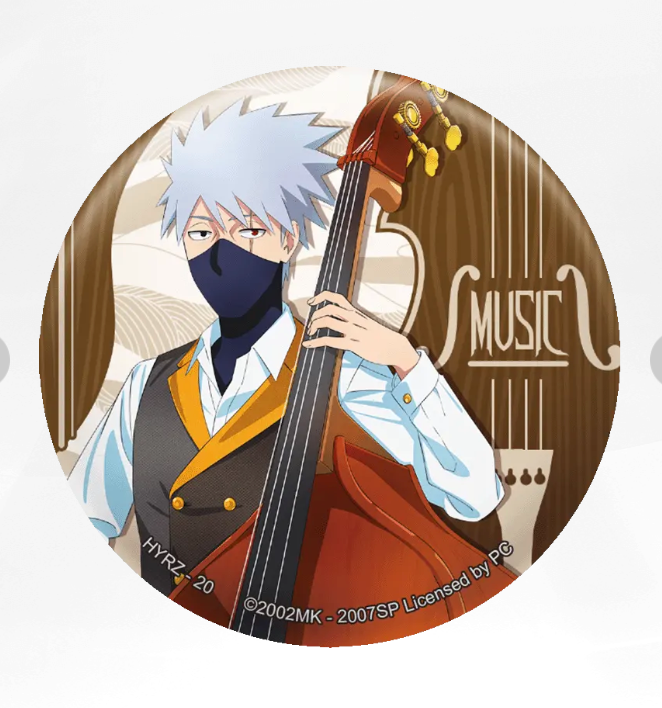KAYOU Naruto Badge Set 3 Live Band Set