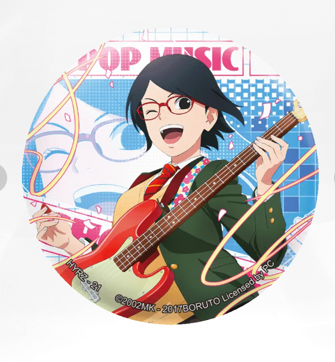 KAYOU Naruto Badge Set 3 Live Band Set
