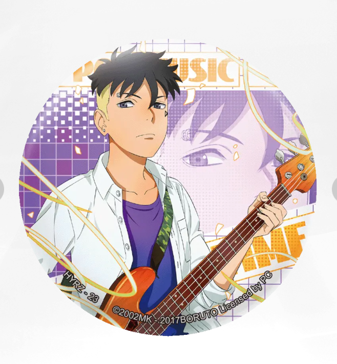 KAYOU Naruto Badge Set 3 Live Band Set