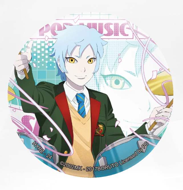 KAYOU Naruto Badge Set 3 Live Band Set