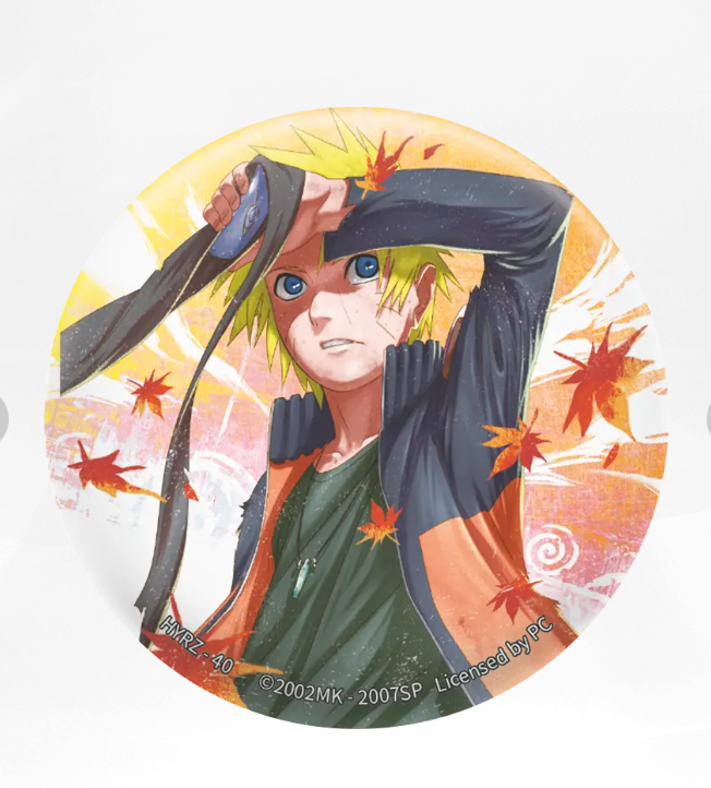 KAYOU Naruto Badge Set 4 Ninja Art