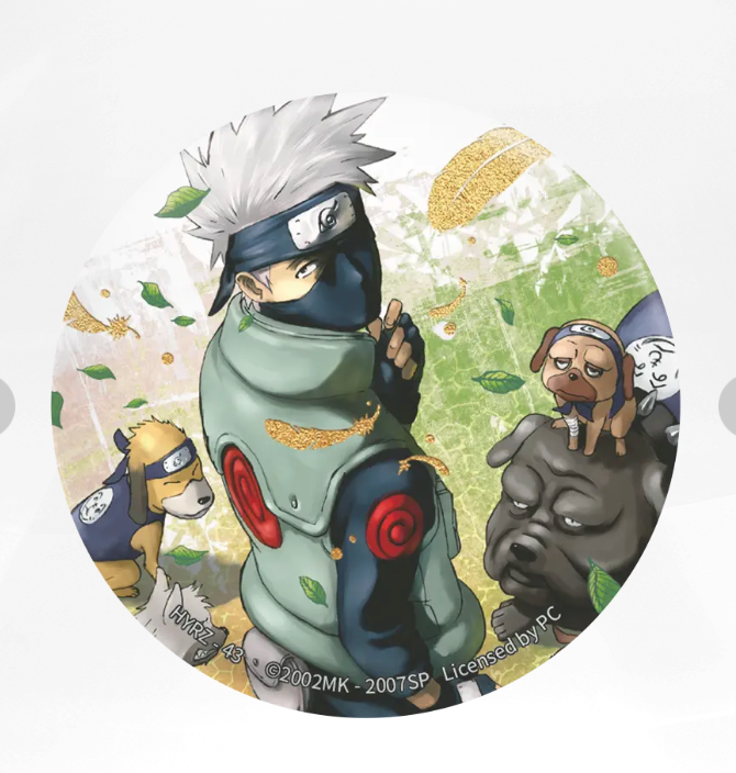 KAYOU Naruto Badge Set 4 Ninja Art
