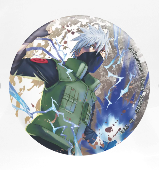 KAYOU Naruto Badge Set 4 Ninja Art