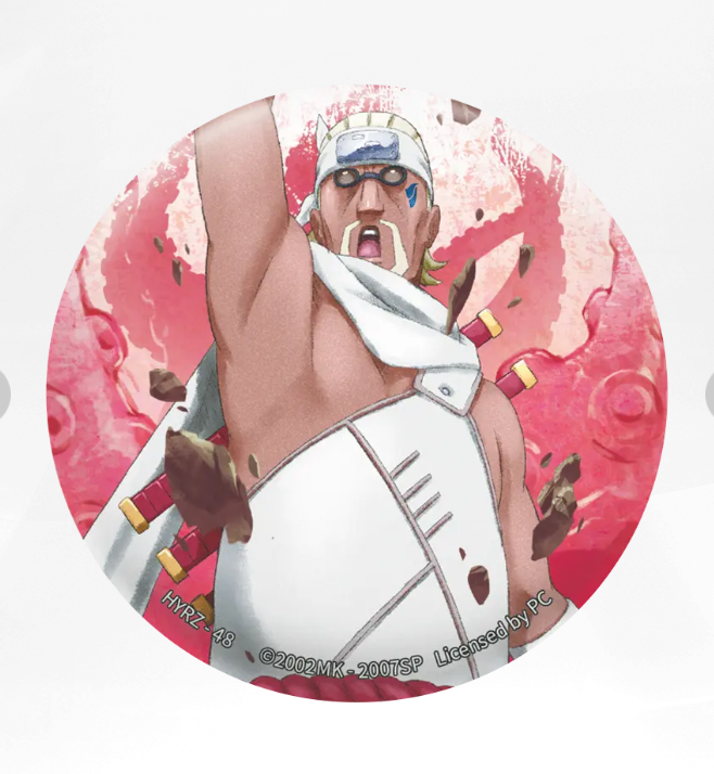 KAYOU Naruto Badge Set 4 Ninja Art