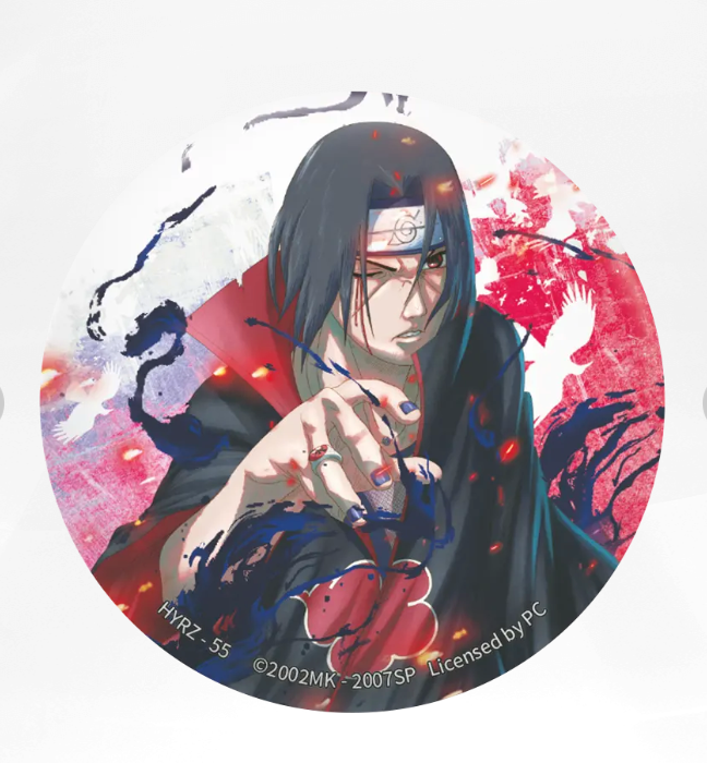 KAYOU Naruto Badge Set 4 Ninja Art