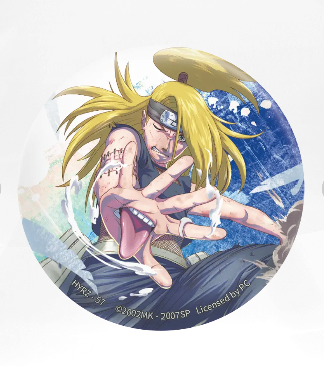 KAYOU Naruto Badge Set 4 Ninja Art