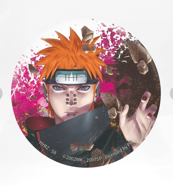 KAYOU Naruto Badge Set 4 Ninja Art