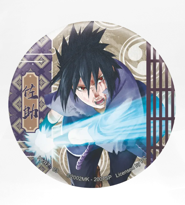 KAYOU Naruto Badge Set 4 Ninja Art