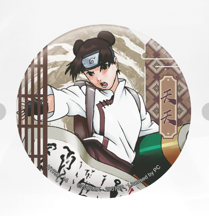 KAYOU Naruto Badge Set 4 Ninja Art