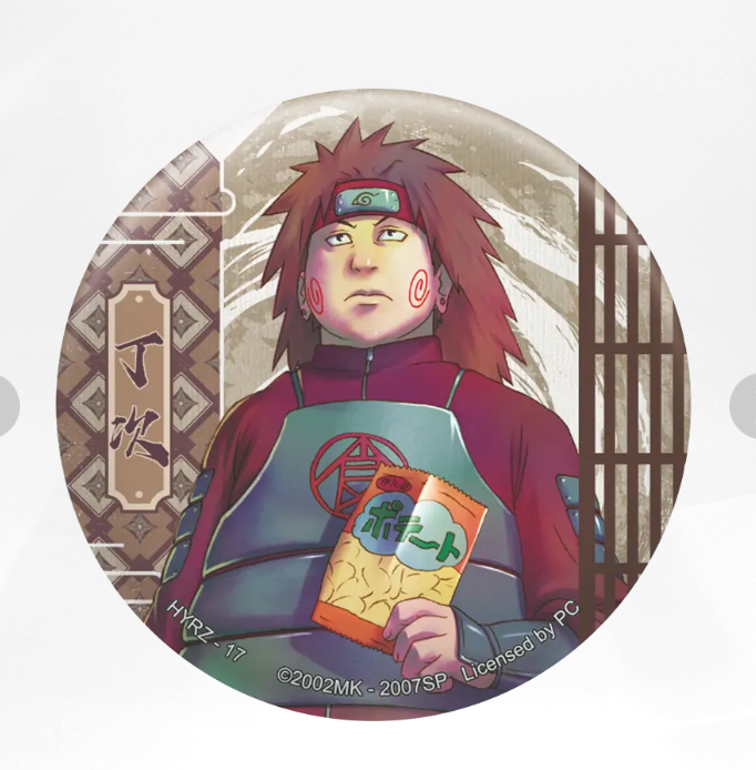 KAYOU Naruto Badge Set 4 Ninja Art